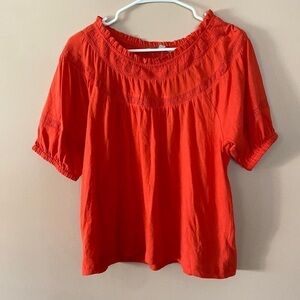 100% cotton Orange Loft blouse